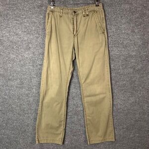 Kavu Chino Pants Mens 32 Khaki  Cotton Straight Leg Utility